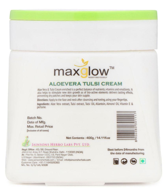 MaxGlow Aloevera & Tulsi Cream Day Cream 800 gm