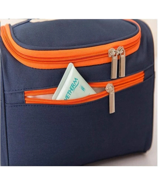 NAMRA Blue SHASAN WATERPROOF TRAVEL COSTMTIC BAG - Blue