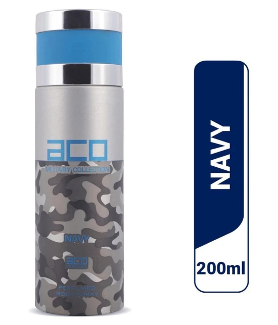 Aco Navy Deodorant Body Spray For Men, 200ml