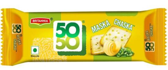Britannia 50 50 Maska Chaska Biscuits 40.5G