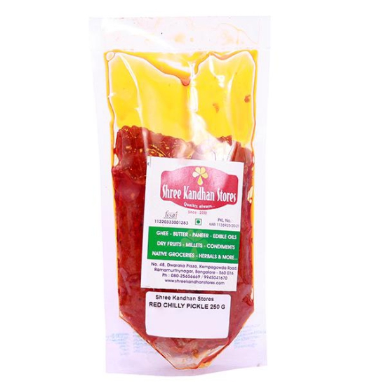 RED CHILLY PICKLE 250 G