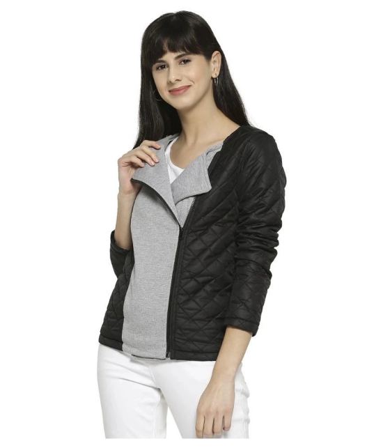 Campus Sutra Cotton Black Jackets - XL