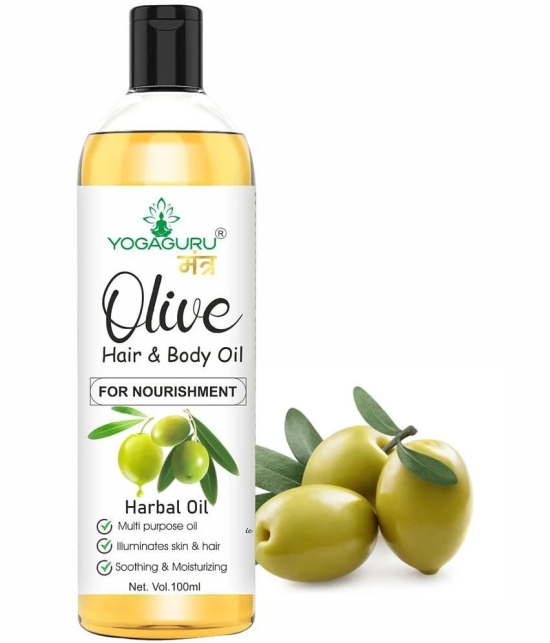 yogaguru mantr Anti Hair Fall Olive Oil 100 ml ( Pack of 1 )