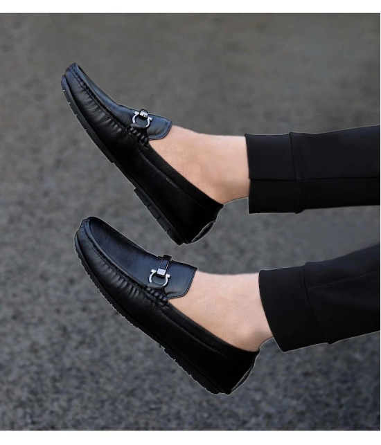 Aadi Black Mens Slip-on Shoes - None