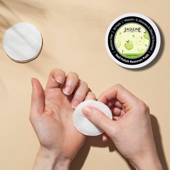 Nail Polish Remover Pads : Green Apple 30s