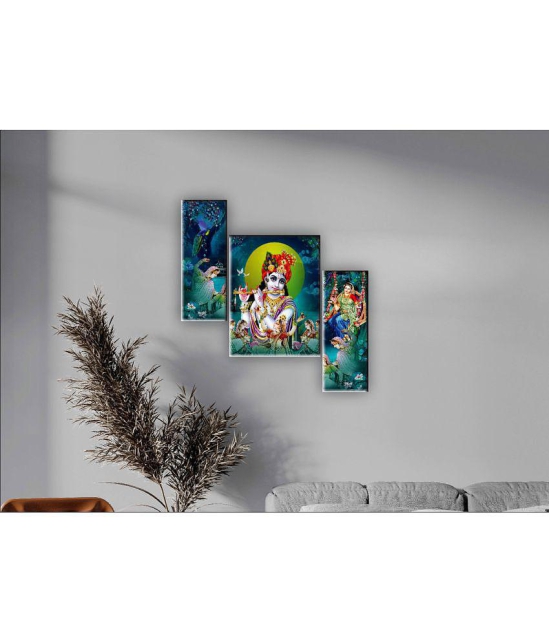 Saf Radha krishna modern art MDF Painting Without Frame