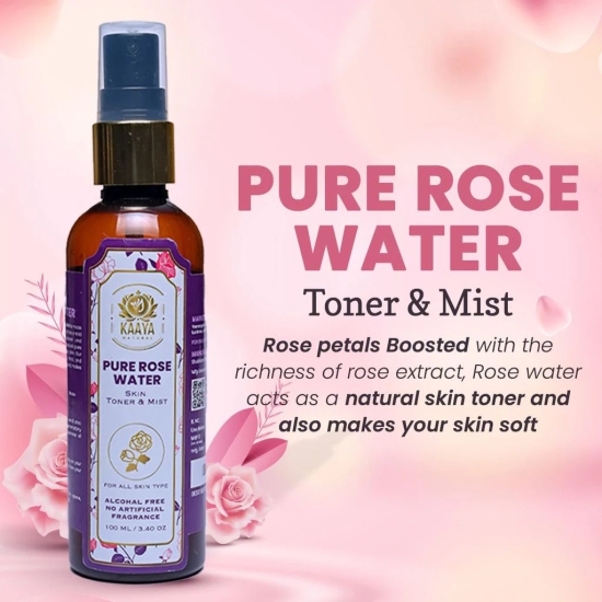 Kaaya Natural Pure Rose Water Toner & Mist