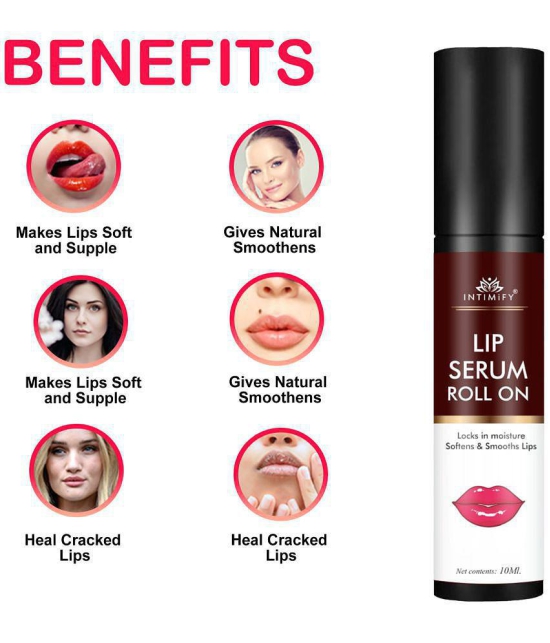 Intimify Lip Serum Roll On, pink lip serum, beetroot lip serum, red lip serum, lip gloss, 10 ml