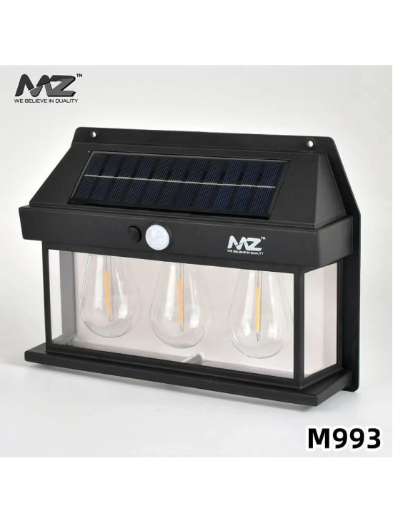 MZ 3W Solar Outdoor Wall Light ( Pack of 1 )