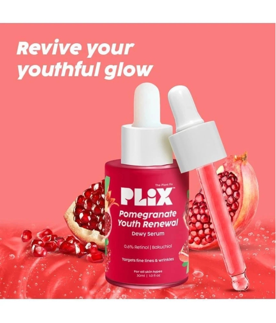 The Plant Fix Plix Pomegranate 0.6% Retinol & 0.2% Bakuchi Oil Face Serum(30 ml)