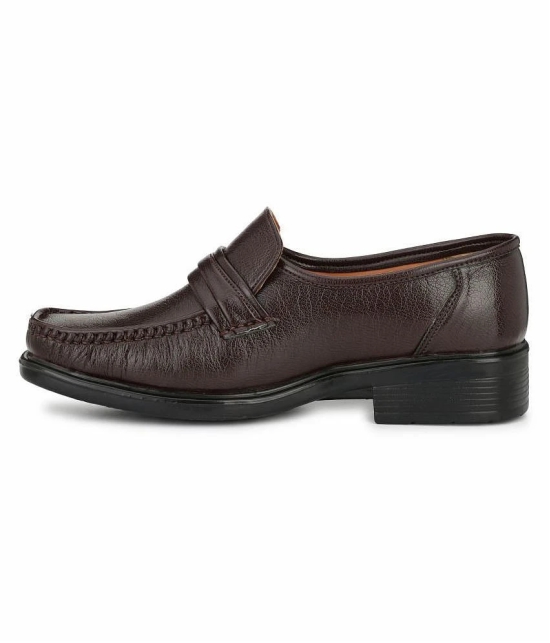 Fentacia - Brown Mens Slip On Formal Shoes - None