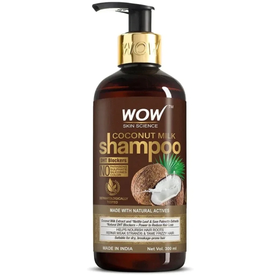 Coconut Milk Shampoo - Helps Nourish Hair Roots & Repair Weak Strands