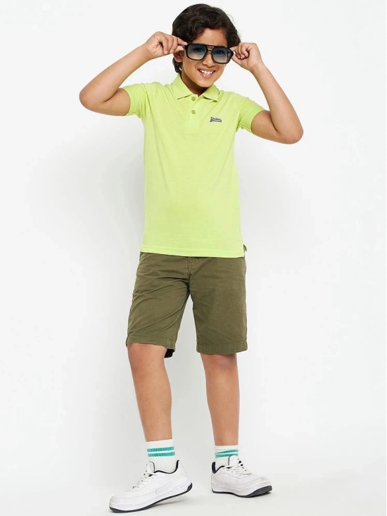 UNIBERRY - Lemon Cotton Blend Boys Polo T-Shirt ( Pack of 1 ) - None