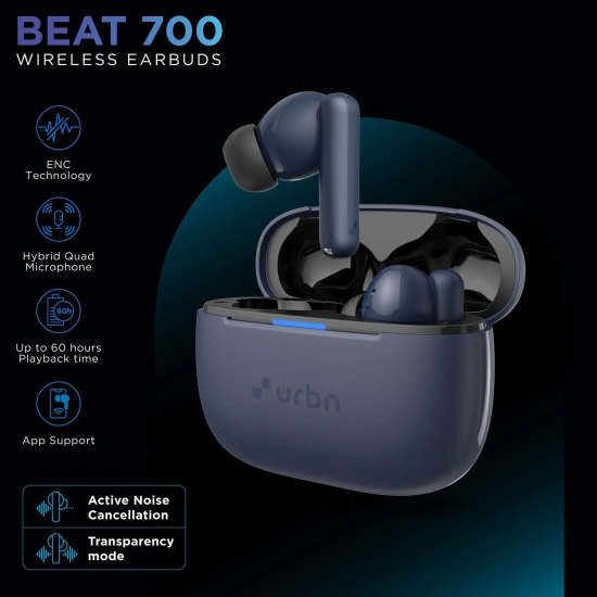 Beat 700 Bluetooth Truly Wireless Earbuds (TWS)-Black