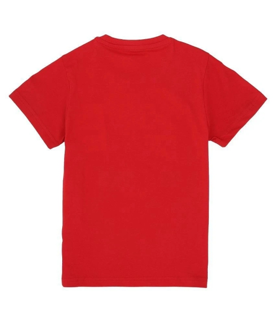 Proteens Boys Tshirt Round Neck Half Sleeves Red Pack Of 1 - None