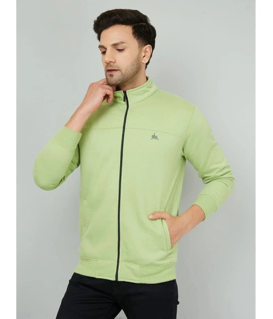 YHA Fleece Mens Casual Jacket - Mint Green ( Pack of 1 ) - None