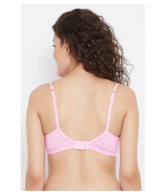 Clovia Pack of 1 Polyamide Womens T-Shirt Bra ( Pink ) - 40C