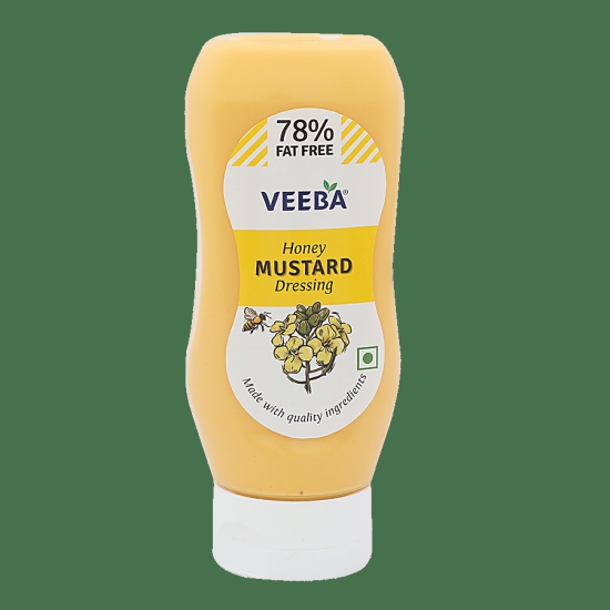 Veeba Honey Mustard Dressing, 300 G Bottle