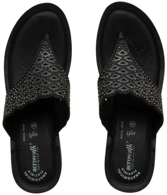 Aerowalk - Black Womens Flats - None