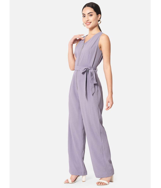 ALL WAYS YOU - Purple Crepe Regular Fit Womens Jumpsuit ( Pack of 1 ) - None