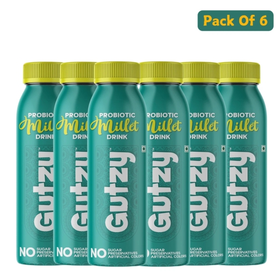 Gutzy  (Organic Probiotic Millet Drink - No Added Sugar or Artificial Colors)