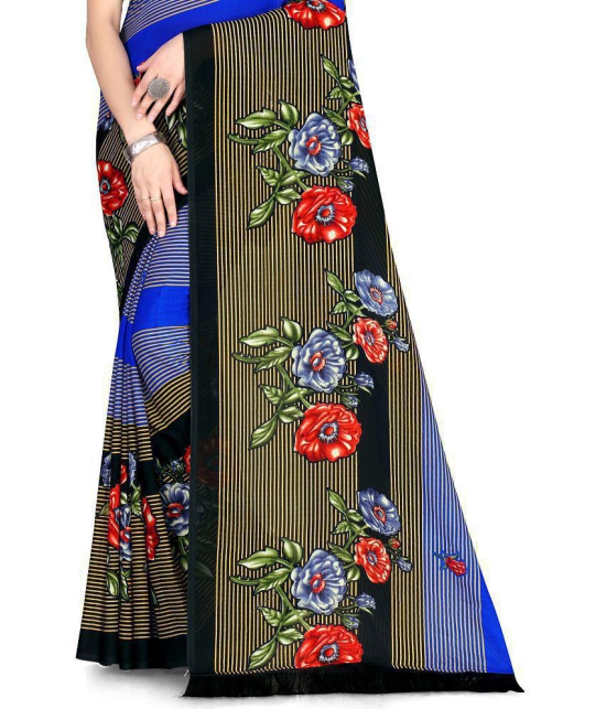 LEELAVATI - Multicolor Georgette Saree With Blouse Piece ( Pack of 1 ) - Multicolor