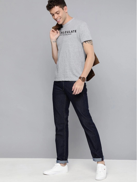 Mens Pocket Printed Tshirt-L / Grey