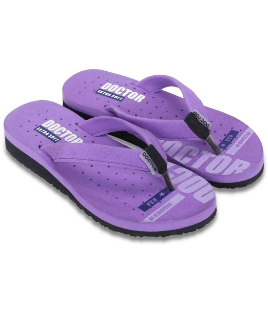 DOCTOR EXTRA SOFT - Purple Womens Slipper - None