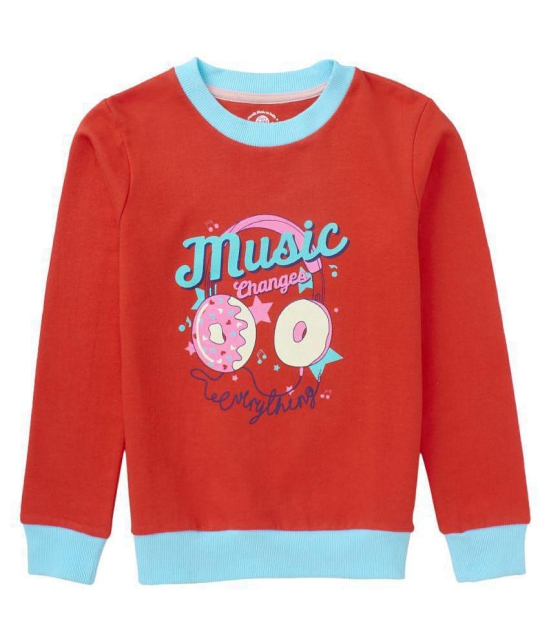 Cub McPaws GIRLS Regular Fit Cotton Fashion Sweatshirt - None