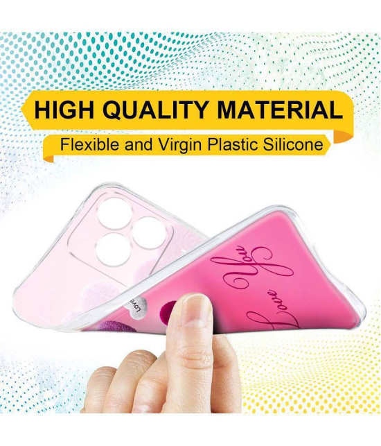 Fashionury Multicolor Printed Back Cover Silicon Compatible For Realme Narzo N53 ( Pack of 1 )