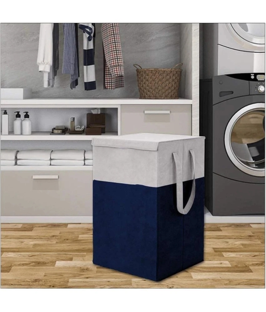 HOMETALES Blue Laundry Bag