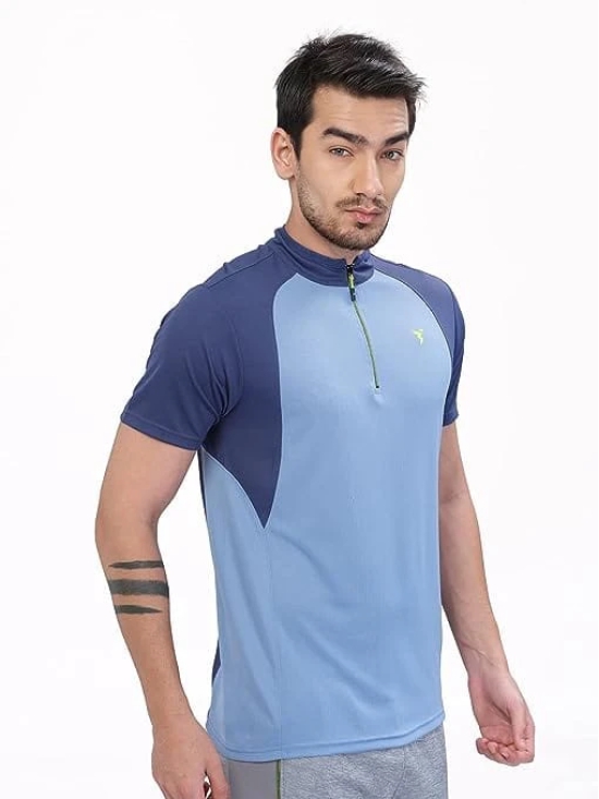 TECHNOSPORT Men T-Shirt SCALE BLUE