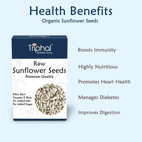 Raw Sunflower Seeds - Superfood for Overall Wellbeing - Triphal