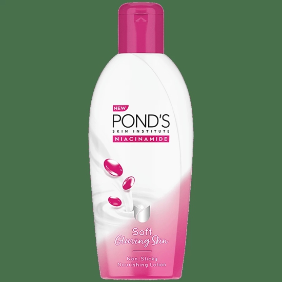 Ponds Triple Vitamin Moisturising Lotion - Silky Smooth Skin, Vitamins B3, E & C, 90 Ml