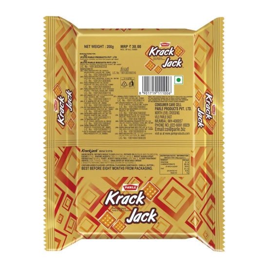 Parle Krackjack, 200 Gm