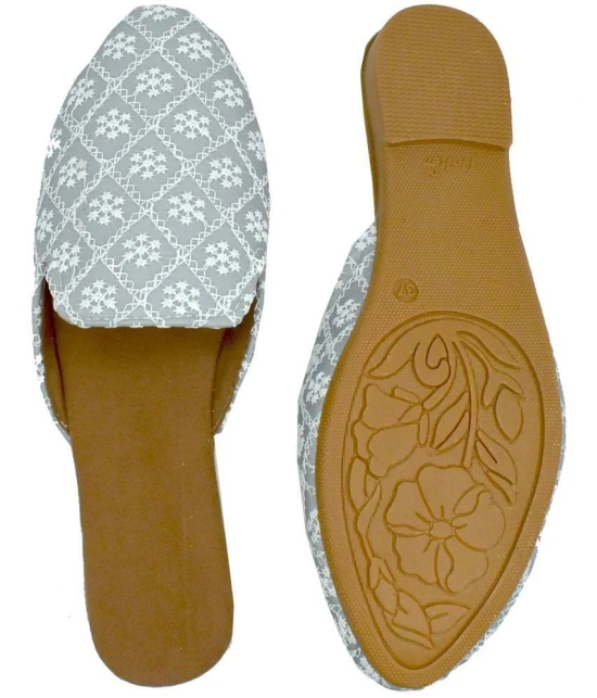 Anjaneya Creations - Gray Womens Mules - None