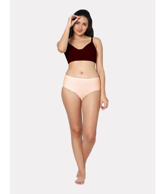 IN CARE LINGERIE - Maroon Cotton Non Padded Womens T-Shirt Bra ( Pack of 1 ) - None