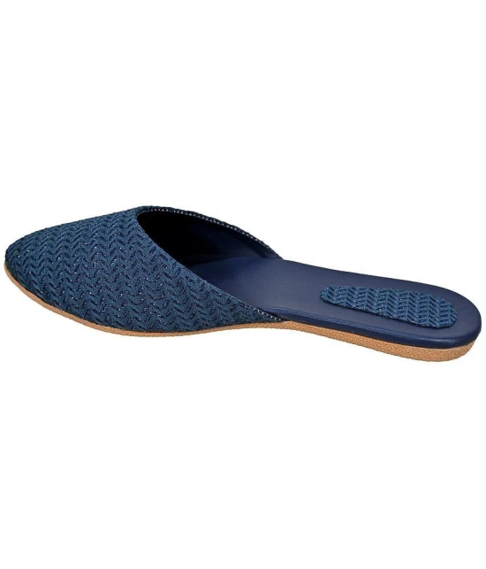 Altek - Navy Womens Mules - None