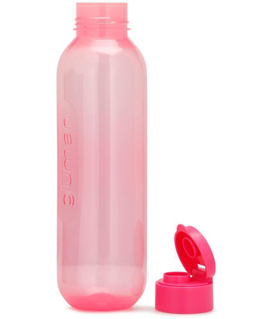 HOMETALES - Claro Spout 1100 Pink Fridge Water Bottle 1100 mL ( Set of 1 ) - Pink