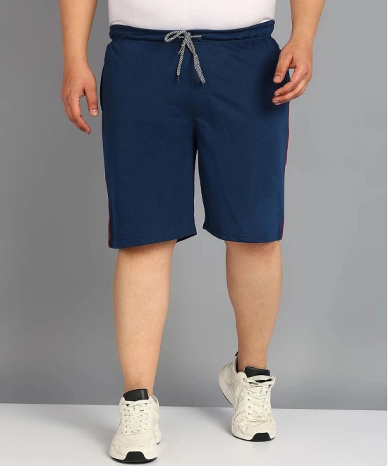 XFOX Blue Blended Mens Shorts ( Pack of 1 ) - None