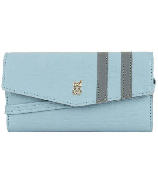 Baggit Faux Leather Blue Womens Regular Wallet ( Pack of 1 ) - Blue