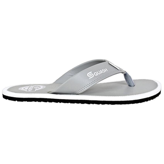 Squash - Grey Men's Thong Flip Flop - None