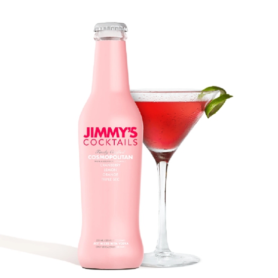 Jimmys Cocktails Non Alcoholic Beverage - Cosmopolitan Cocktail Mixer, 250 Ml