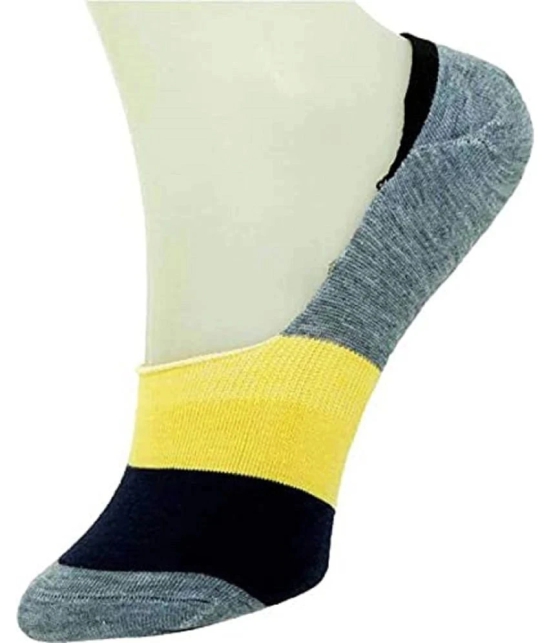 PENYAN Cotton Casual No Show Socks Pack of 3 - Multi