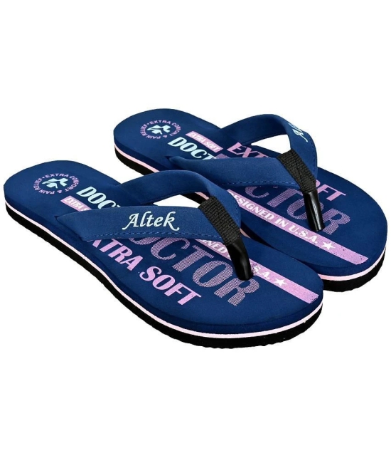 Altek Navy Blue Womens Slipper - None