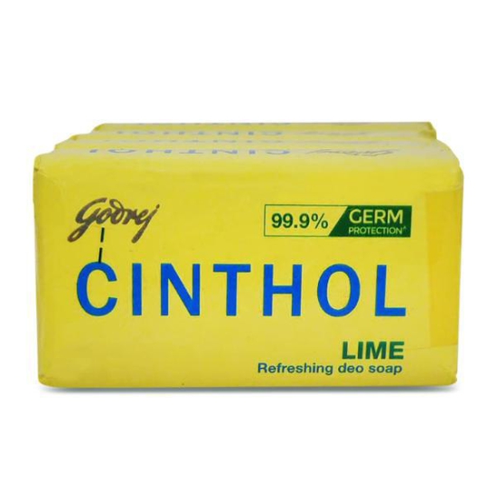 Cinthol Lime Soap (Pack Of 4) 400 Gms