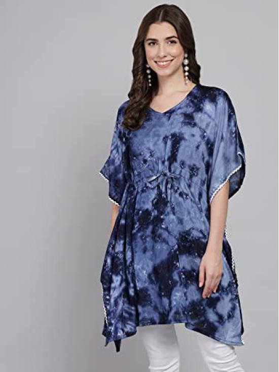 FUNDAY FASHION Regular wear Tie Die Kaftan Top for Women