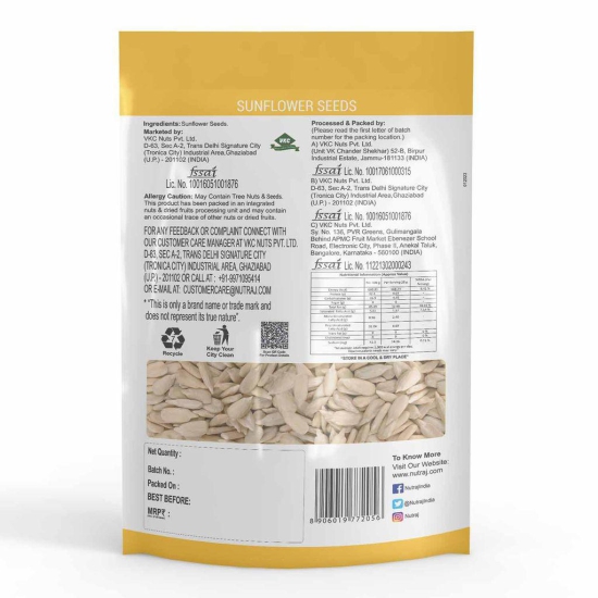 Nutraj Seeds Combo (Sunflower Seeds 200g, Pumpkin Seeds 200g)