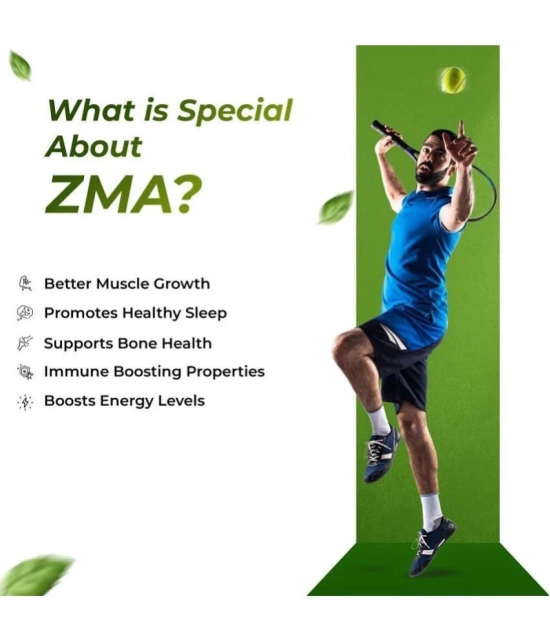 Health Veda Organics ZMA (Zinc, Magnesium Aspartate & Vitamin B6) 60 no.s Minerals Tablets