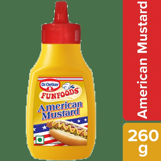 Dr. Oetker Funfoods American Mustard, 260 gms